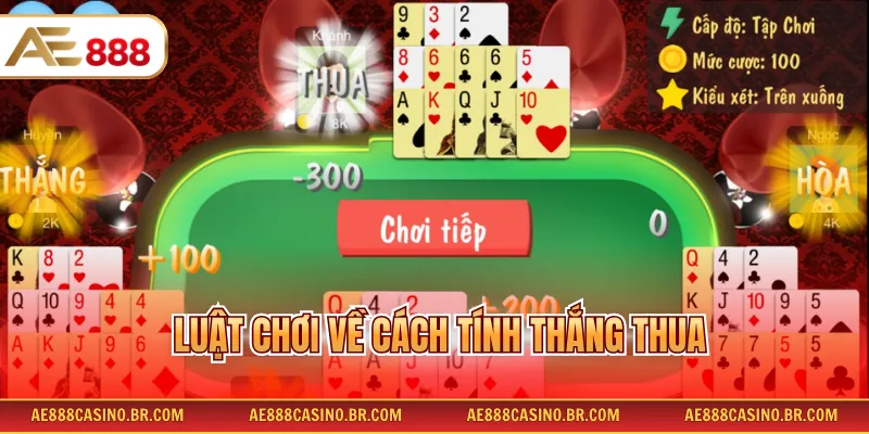 Luật chơi về cách tính thắng thua
